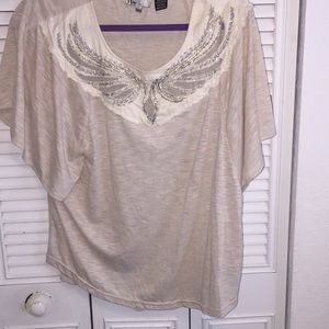 Tan color blouse